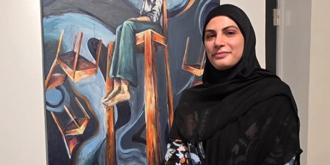 التشكيلية مريم فنيش